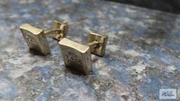 T & CO...cufflinks, marked 925