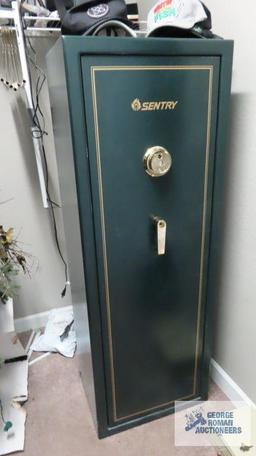 Sentry gun cabinet, lock has been drilled out