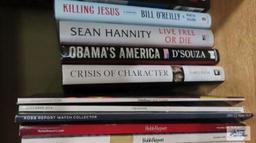 Political books and expensive catalogs