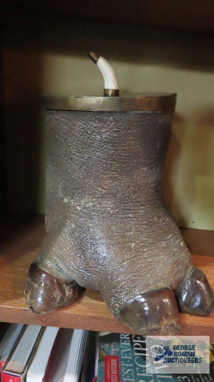 Elephant hoof ice bucket