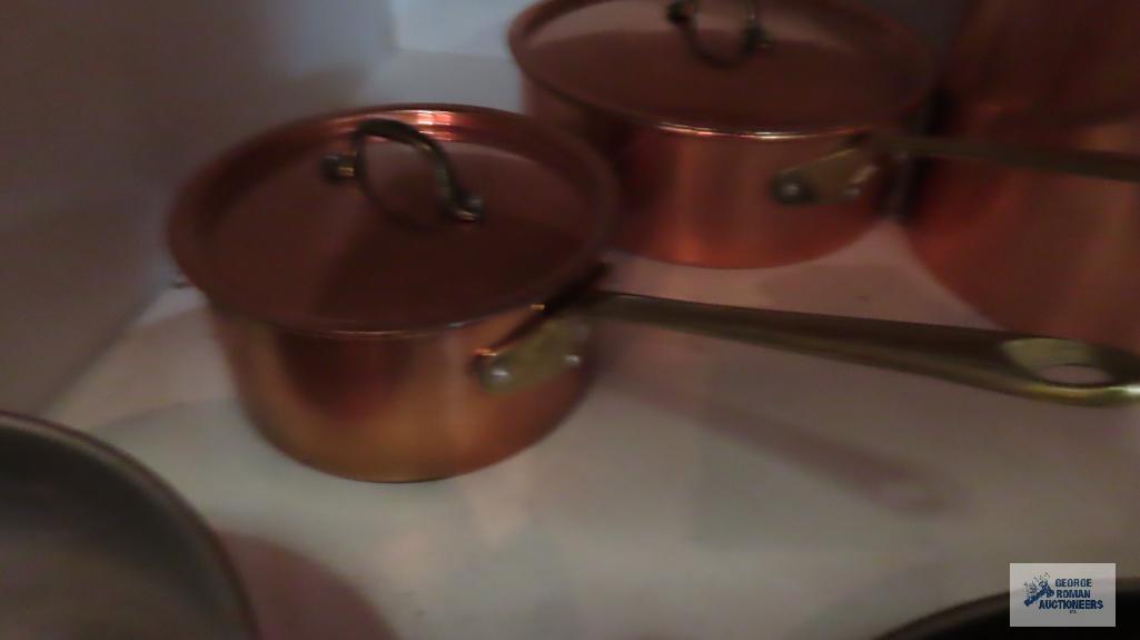 Copper pots and pans