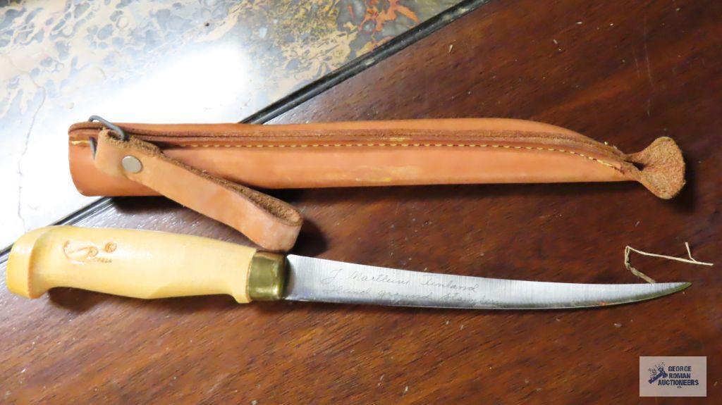 J....Marttiini Rapala...Finland...knife and sheath