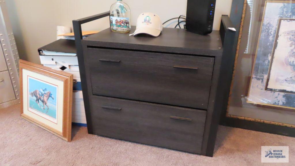 Two drawer file cabinet