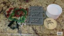 Coasters, cookie cutters and mold