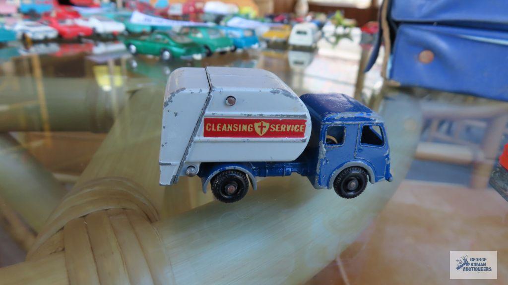 Snow plow...and two refuse trucks, all made in England by Lesney