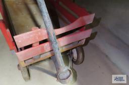 vintage Radio Rodeo Wagon. some of the wooden guards need repaired.