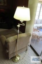 brass floor lamp