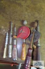 vintage Yankee screwdrivers and hand drills