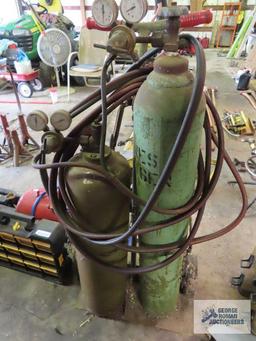 Acetylene set with cart. No shipping!