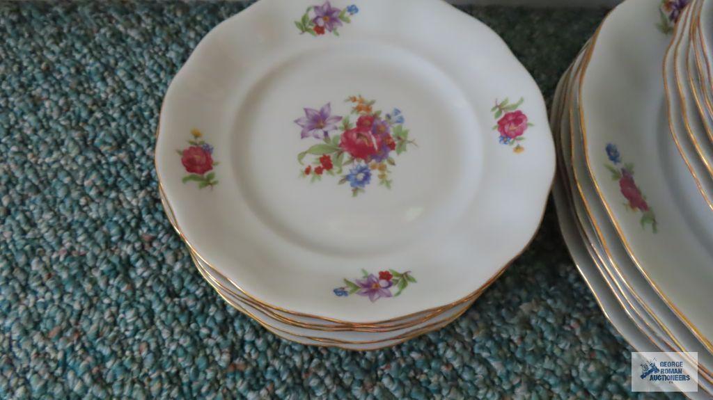 floral china made in Poland