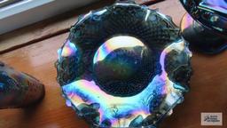Carnival Glass fluted plate