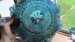 Carnival Glass fluted plate