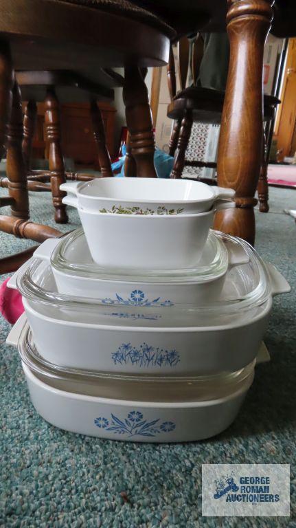 Corning Ware casseroles