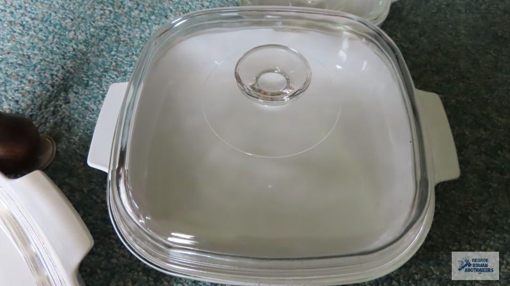 Corning Ware casseroles