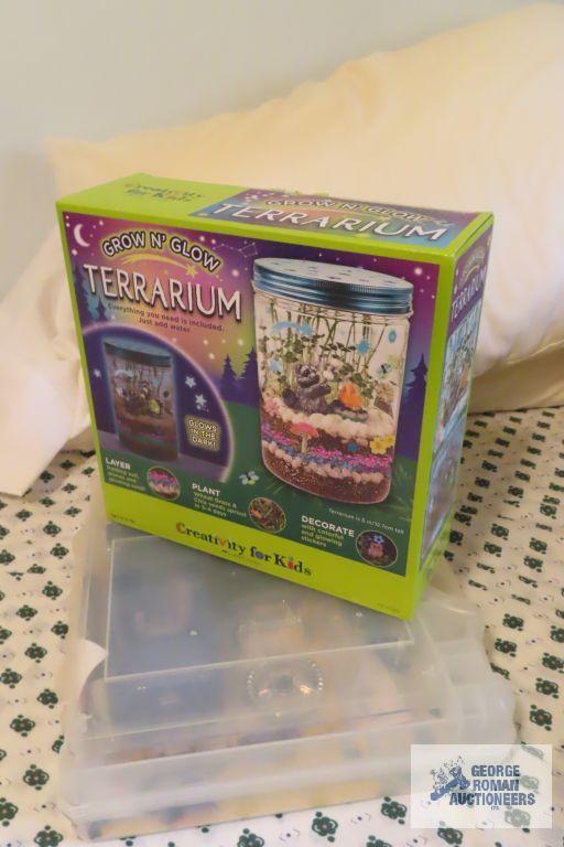 Terrarium and toy model vehicle parts