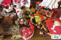 large assortment of holiday jewelry