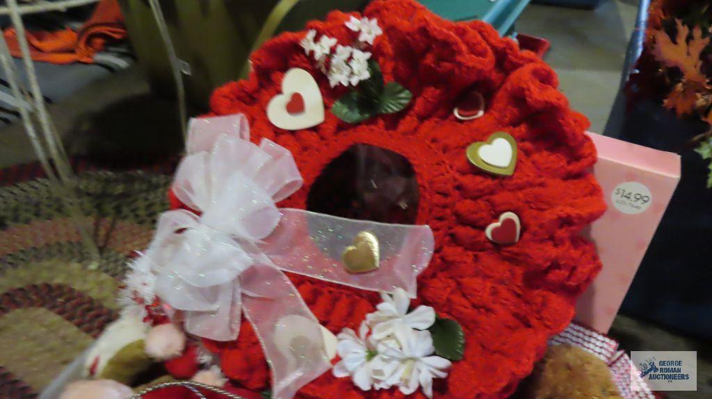 Tote of Valentine's Day decorations