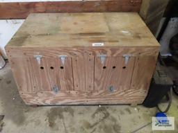 Homemade animal transport crate