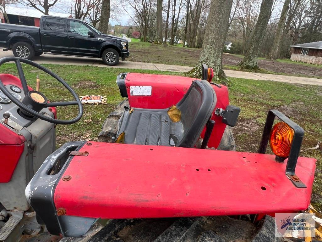 Massey Ferguson 175 diesel tractor. Finish mower and attachments NOT included. High bid subject to