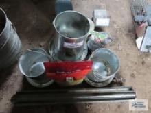 Lot of chicken feeders and accessories