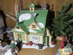 Department 56 village pieces and accessories.