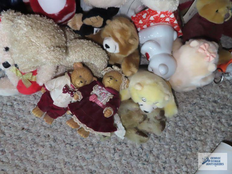 large assortment of bears