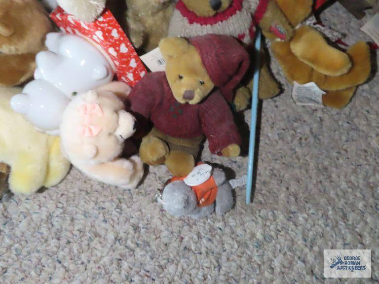 large assortment of bears