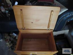 wood storage box