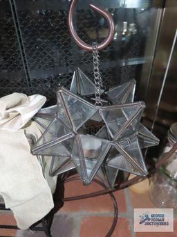 star decoration and ice block