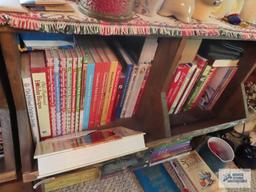 Large assortment of books, religious cookbooks and etc