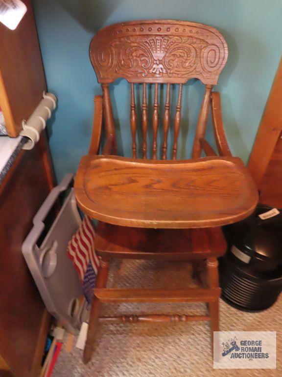 Antique high chair