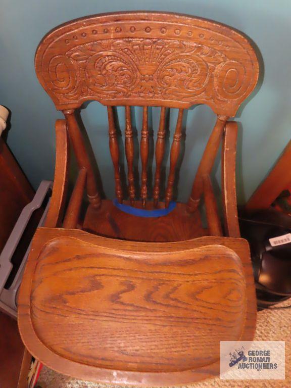 Antique high chair