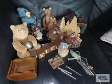 Wood blocks, bears, chimes, and etc