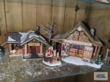 Department 56 buildings and accessory pieces