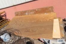 Lot of assorted plywood