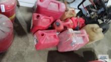 Lot of gas cans