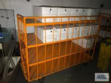 (3) HEAVY DUTY STEEL FOUR SHELF CARTS