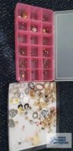 Large assortment of costume jewelry earrings