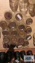 lot of mason jars