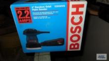 Bosch, model 1295DVS, 5 inch, random orbit palm sander new in box