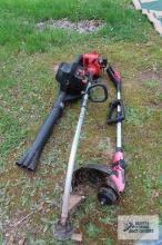 Homelite gas weed eater, Craftsman gas blower and Craftsman electric 15-in weed eater