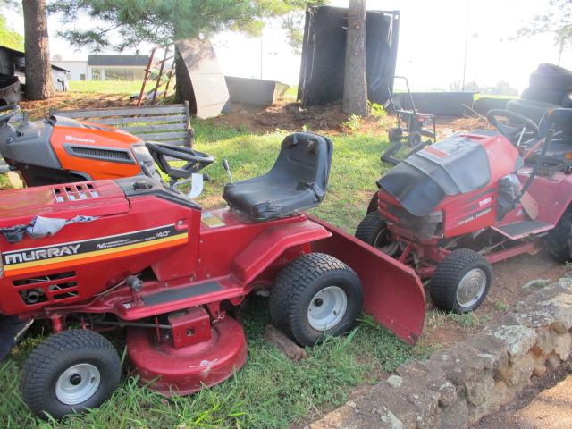 TWO RIDING MOWERS "NOT RUNNING"