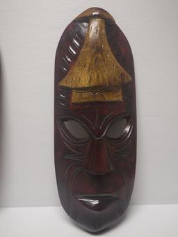 Carved Wooden Masks (2)