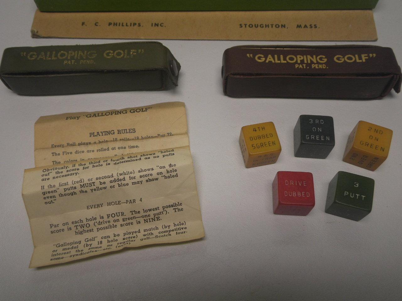 Phillips Gofl Spikes & Galloping golf games