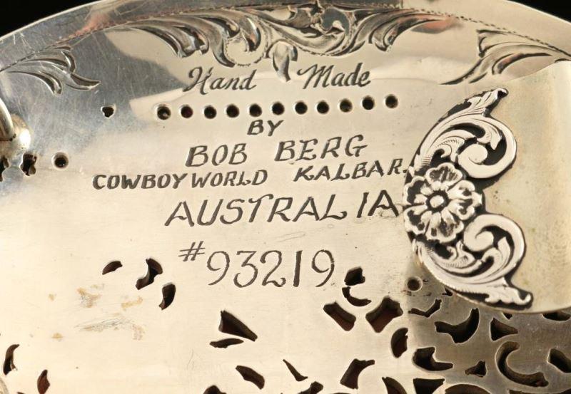 Bob Berg's Silverdales Sterling & Gold Buckle