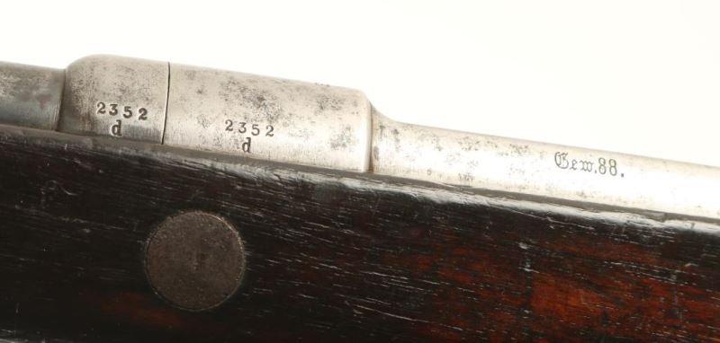 German Mauser Mdl 88 8mm SN: 2352D