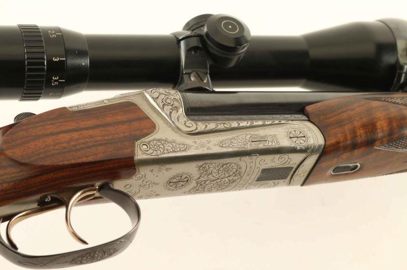 *FW Heym 88B Double Rifle 9.3x74R SN: 81596