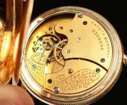 American Waltham Watch Co 14K Gold Pocket Watch
