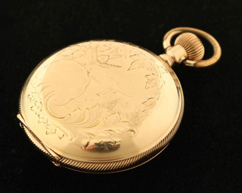 American Waltham Watch Co 14K Gold Pocket Watch