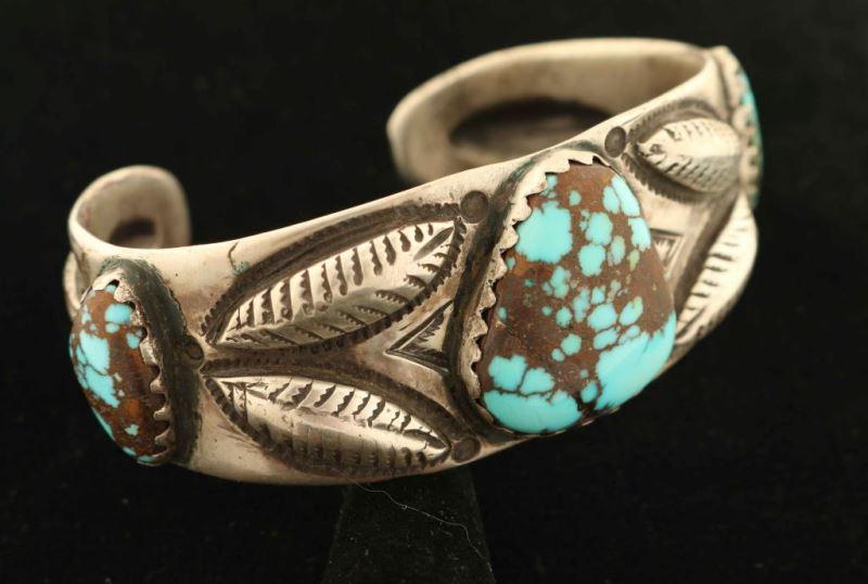 Sterling Silver & Turquoise Cuff